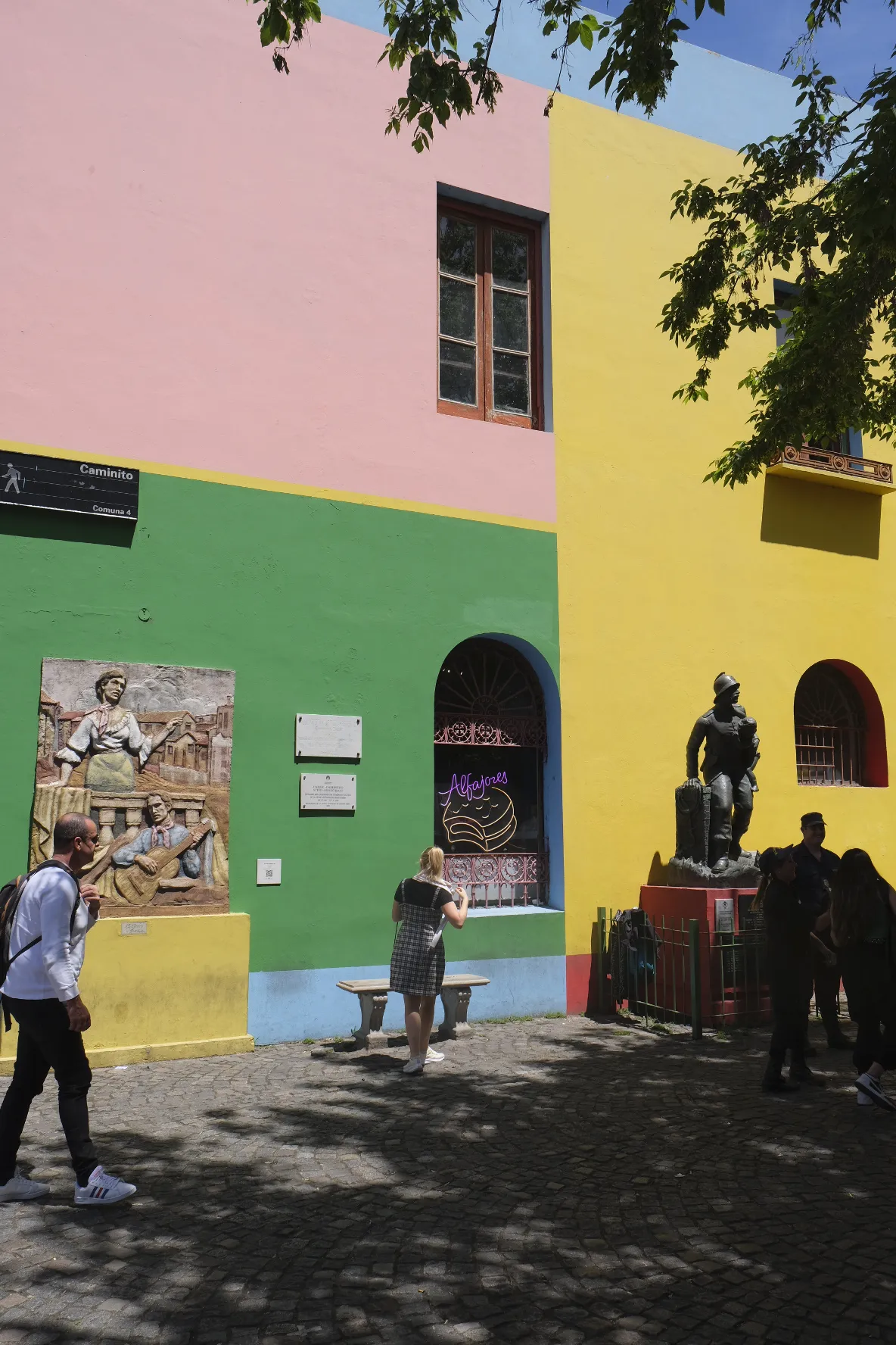 Kleurrijke Bezorgdheid op de Caminito