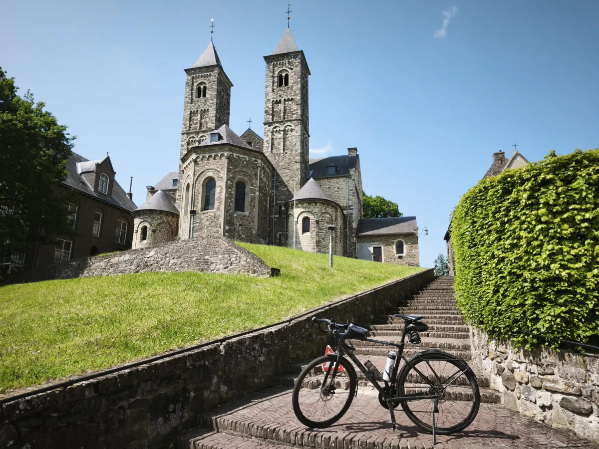 Bicycle and Historic Building