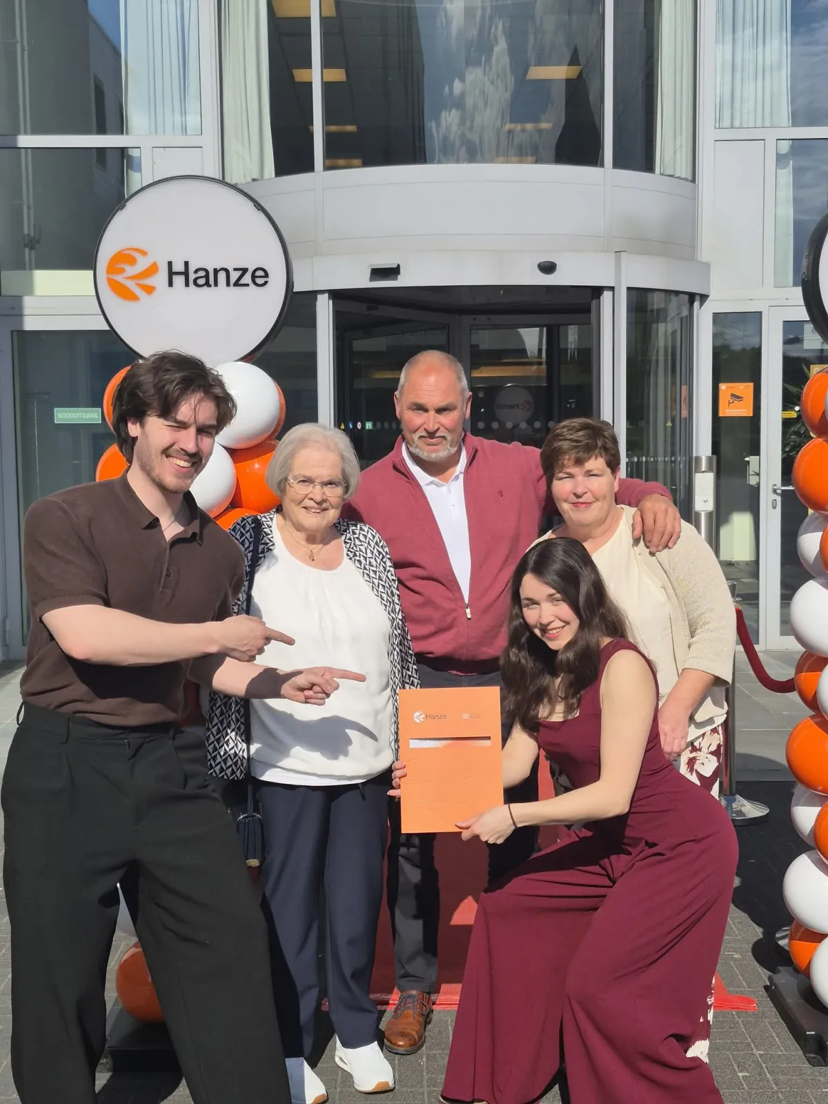 Diploma-uitreiking voor Hanze